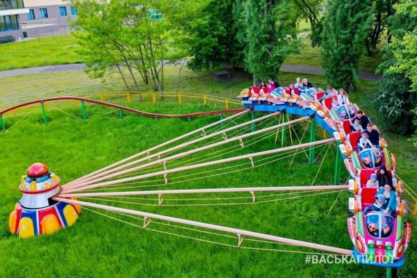 
                Как выглядит с высоты брестский парк культуры и отдыха
            