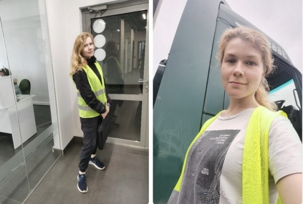 Девушка устроилась дальнобойщицей, чтобы работать с напарником-мужем Девушка устроилась дальнобойщицей, чтобы работать с напарником-мужем