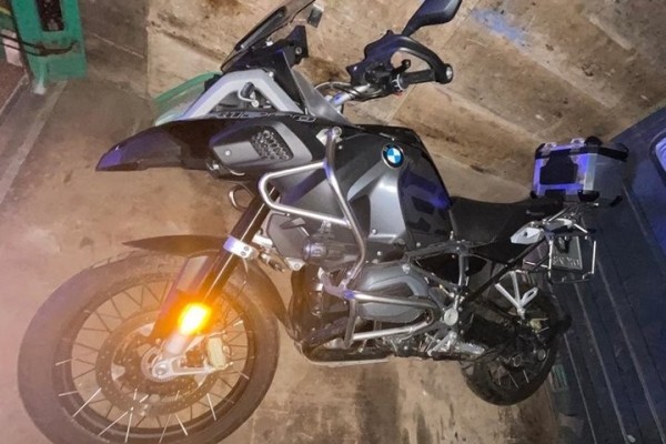 В Польше белорус вез краденый мотоцикл BMW и убегал от патруля