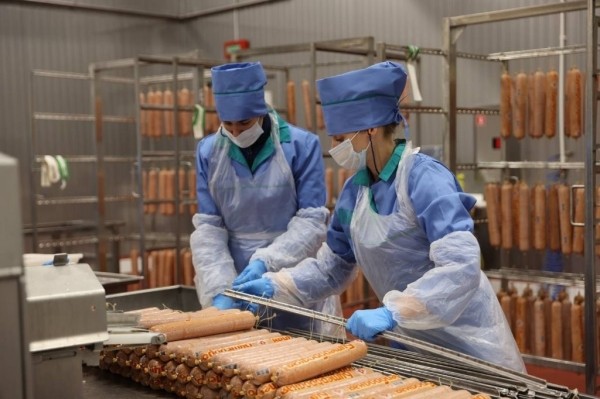 Новый цех по производству колбасных изделий запустили в Кобрине Новый цех по производству колбасных изделий запустили в Кобрине