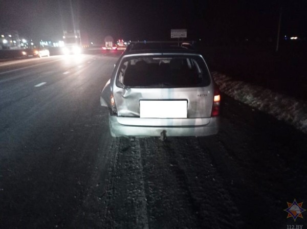 Две легковушки и микроавтобус столкнулись на М10 в Ивановском районе