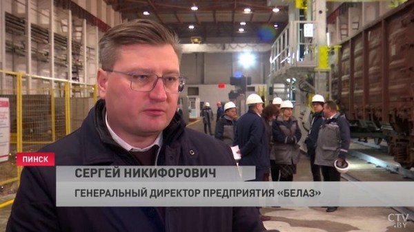 Инновационный комбайн для ремонта вагонов презентовали в Пинске Инновационный комбайн для ремонта вагонов презентовали в Пинске