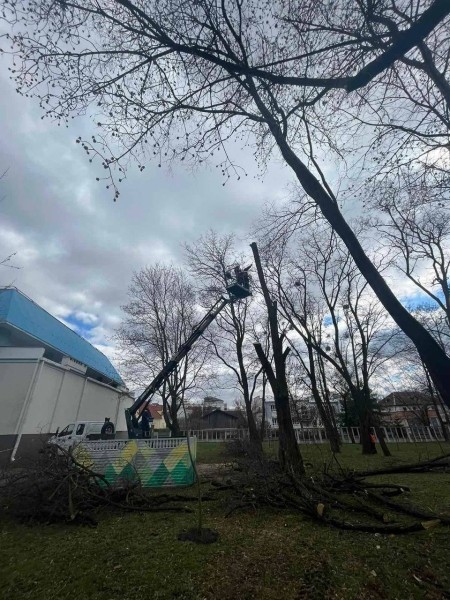 Продолжаются интенсивные работы по подготовке городского Парка культуры и отдыха к началу сезона