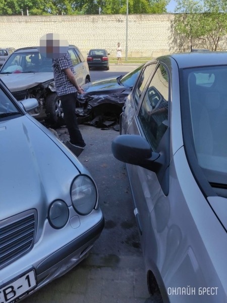 Вот как все было! Видео жесткого ДТП на Гоголя в Бресте
