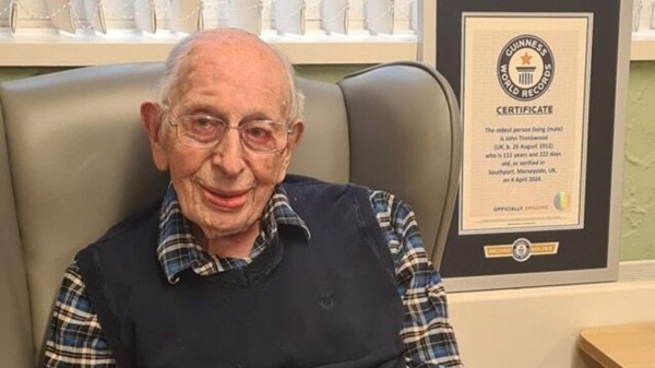 Самый старый мужчина в мире отпраздновал 112-й день рождения Самый старый мужчина в мире отпраздновал 112-й день рождения