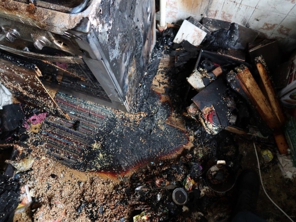 В Ганцевичах горела квартира в многоэтажке В Ганцевичах горела квартира в многоэтажке