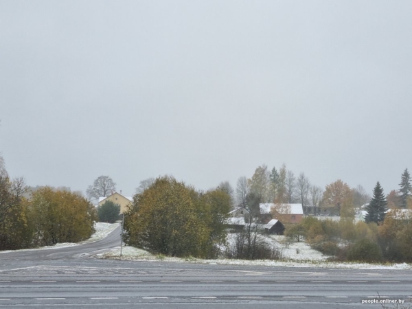 В Беларуси выпал снег В Беларуси выпал снег