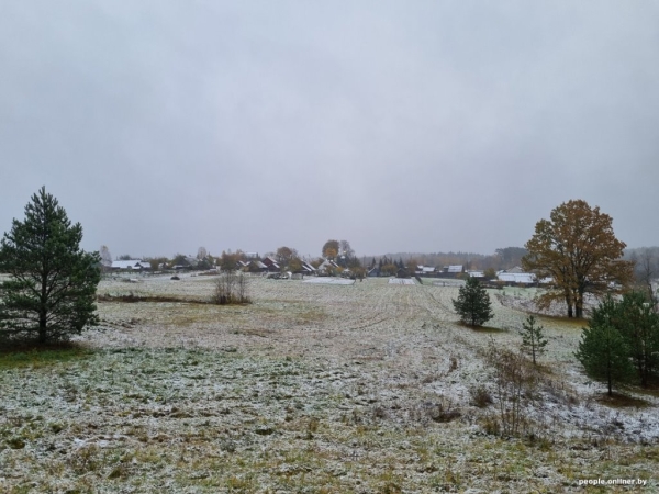 В Беларуси выпал снег В Беларуси выпал снег